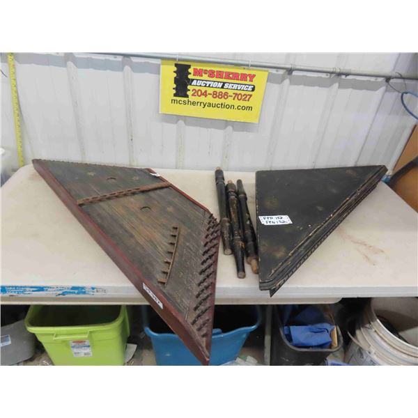 Ukrainian Multi String Instrument with Stand - Cool!  + Quite Old