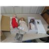 Image 1 : 3 Porcelain Dolls - 2 in Boxes ; Ashton, Shared Passion