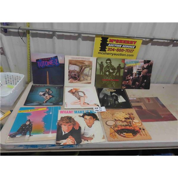 11 Record Albums ; Street Heart, Harlequin, The Cars, plus others