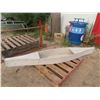 Image 1 : Wooden 8' Flat Bottom Canoe - Use as Display Planter or Repurpose