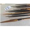 Image 3 : 32 African Tribal Speers  46" Long & 5 Throwing Knives 9" Long with Wooden