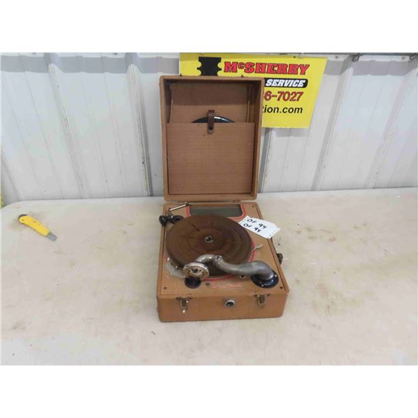 Fleetwood Portable Gramophone