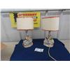 Image 1 : 2 Matching Lamps - 2 Ladies with Guitar on Base - Made In Japan