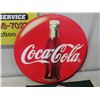 Image 2 : Coca-Cola 2 Sided Cardboard Sign + 2 Place Mats 17" 