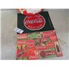 Image 4 : Coca-Cola 2 Sided Cardboard Sign + 2 Place Mats 17" 