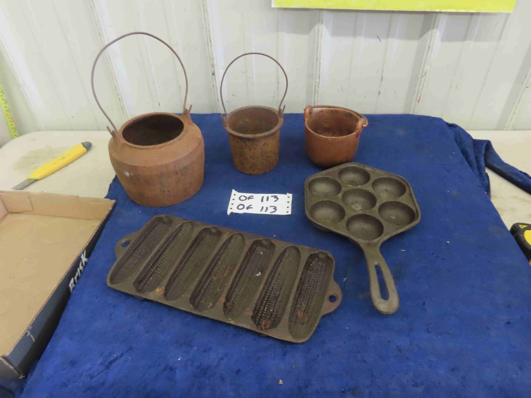 Lead Cookware Rome Cast Cook Ware + some Soldering Lead Pots