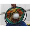 Image 4 : Stained Glass Light Fixture - Base has Nice Cat Graphics - 19" x 21" 