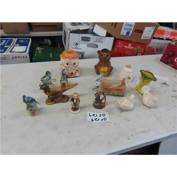 Cookie Jar, Bird Ornaments - Vintage, Honey Pot, Plus more