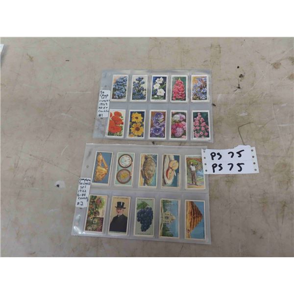 100 Trading Cards for Wills's Cigarettes ; (50) 1939 Ve-Ex + (50) 1922 Card Set