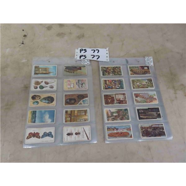 100 Tobacco Cards ; 1924 Complete Set - 50 Cards Wills Cigarettes + Players Cigarette