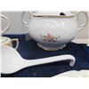 Image 6 : Various China, Tea Pots, Cup + Saucer, Soup tureen, Dishes, Trays, plus more