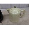 Image 3 : Cast Spittoon, Cast Kettle, Metal Embossed Picture Medieval, Wagner Ware Coffee Pot