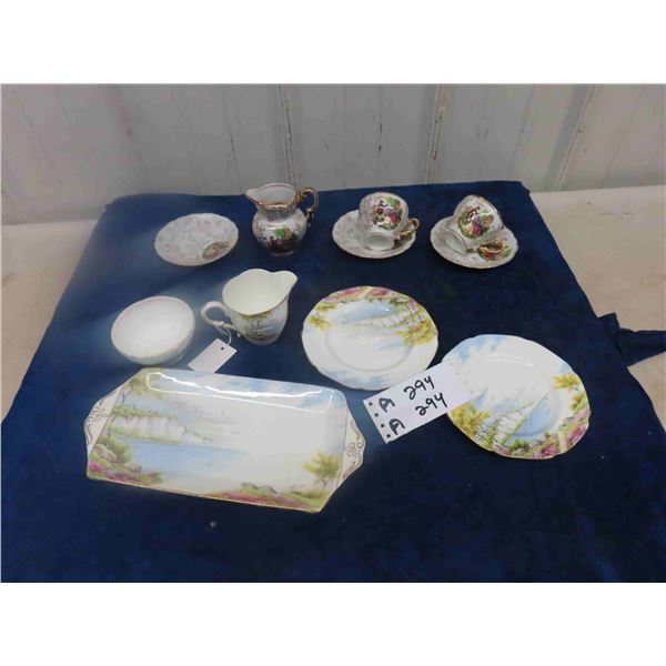 Paragon China, Cup+ Saucer with Tray (not a match), 2 Plates, plus more