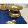 Image 6 : Brass  Spittoon, Crumb Duster, 1933 Vase- type of ceramic or pottery, plus more