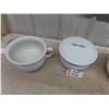 Image 4 : 3 Chamber Pots - 2 with Lids, 2 Bushell Baskets, 5 Light Shades / Covers