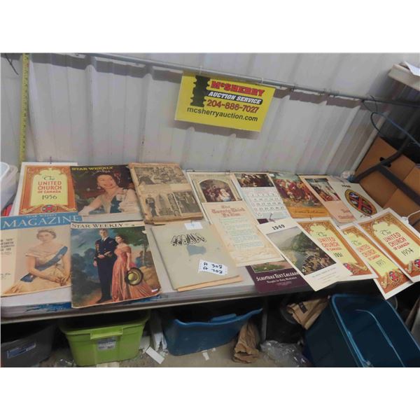 Star Weekly Magazines 1950's+60's, Scrap Book of Newspaper Clippings of 