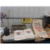 Image 1 : Coop Milk Bottle, Glass Jug, Ogilvie Flour, Gunny Sack, Allied Crate