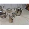 Image 2 : Silverware, Tea Pots, Goblets, Basket, plus more