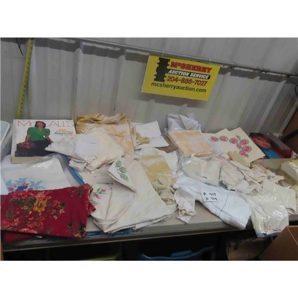 McCall's Catalog, Linens; Doilies, Table Runners, plus more