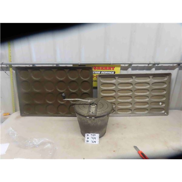 Large Commercial Baking Pans + Dough Maker