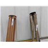 Image 4 : 2 Wooden Surveying Tripods