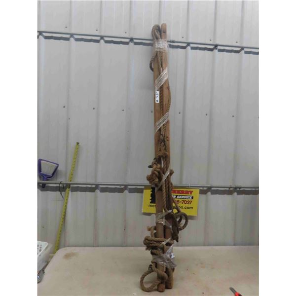  Not Totally Sure - Surprise Application! Maybe Loft Sling? - Wood 72" Long