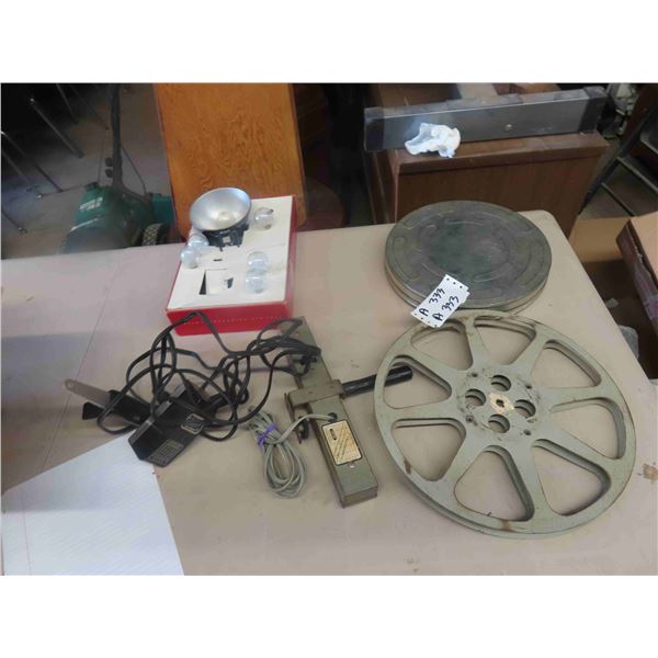 Camera Flash with Box, Film Roll