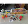 Image 1 : Fort Apache Play Set, VW Plastic Camper, Fisher Price Toys, Marbles, Assorted Die Cast