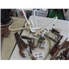 Image 3 : Ceramic Electric Heater, Pipe Wrench, Hooks, Shelf Brackets, Odds n Ends of Tools, 