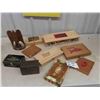 Image 1 : 7 Boxes Notions + Cigars, Cigar Tin Box, Fancy European Cigarette Box- Folding + 