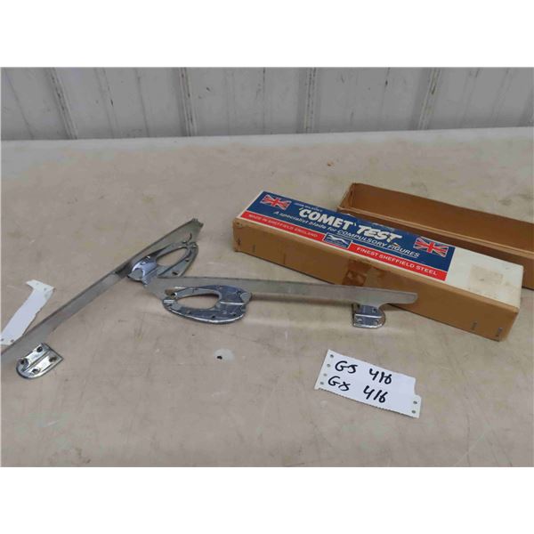 New Old Stock Comet Test Competition Skate Blades with Box