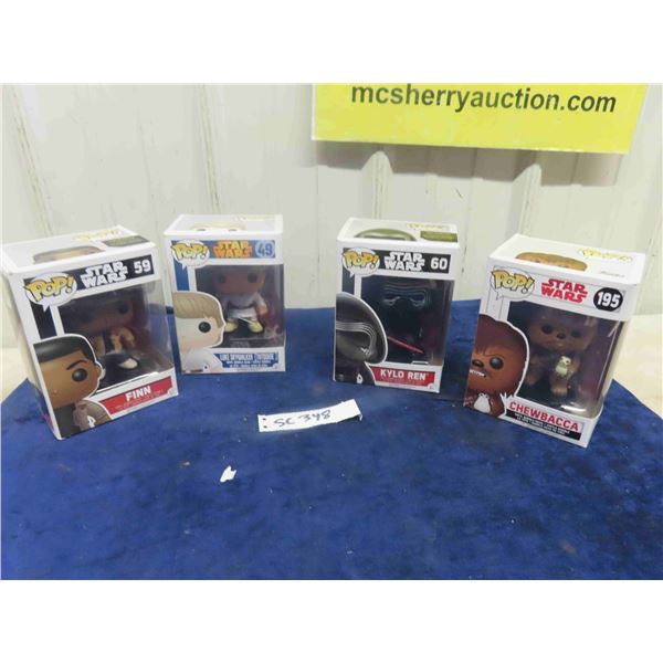 4 Star Wars Funko Pops