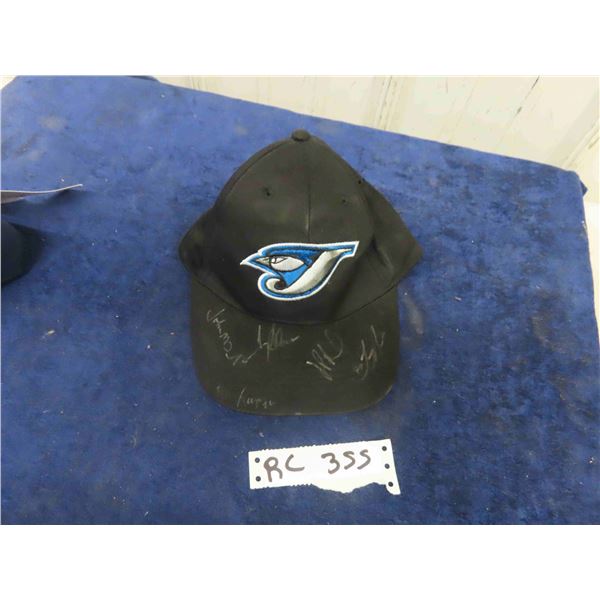 Toronto Blue Jays Signed Hat, C#25 Troy Glaus, #6 John McDonald, #49 Jeremy 