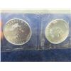 Image 2 : (2) 2003 1 oz Silver Maple Mint Sealed