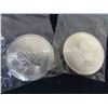 Image 2 : (2) 2022 1 oz Silver Maples BU