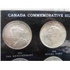 Image 3 : Canada Commemorative Silver Dollar Set High Grade 6 Silver Dollars
