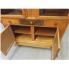 Image 5 : Sweet 1940's-50's China Cabinet + Hutch 16" x 46" x 47.5" 
