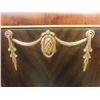 Image 3 : Vintage 1940's Waterfall 4 Drawer Dresser with Bakelite Pulls on Casters 18" x 29" x 47" 