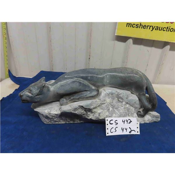 Soapstone Carving by Wilf Doolan 8" x 8" x 18" 