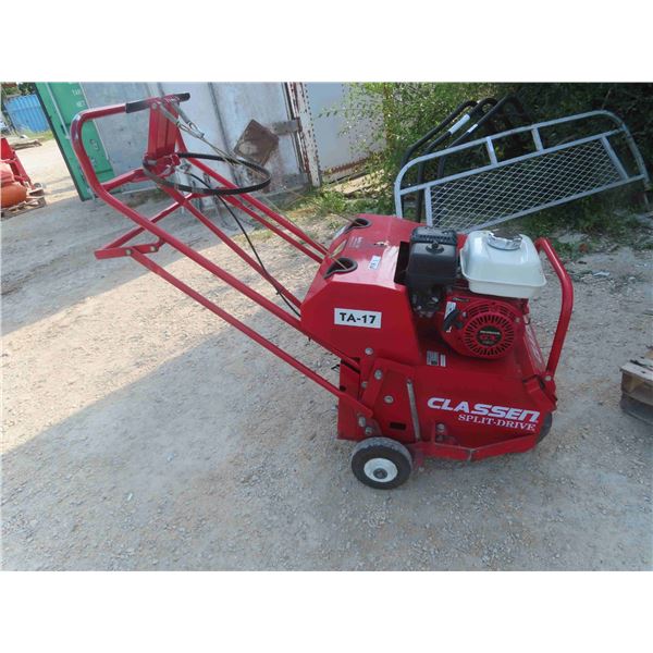 Classen TA 17 Split Drive Commercial Lawn Aerator with Honda Motor GX160 + 