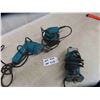Image 1 : 3 Makita Power Tools ; Trimmer, 10mm Drill, Finishing Sander
