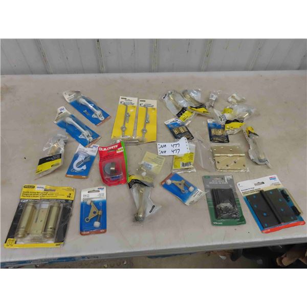 New Door Hardware; Hinges, Stoppers, Latches, plus more
