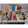 Image 1 : New Quick Clamps, Hand Saw, Circular Saw Blades, Gloves, Sandpaper, Hole Saw, 