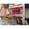 Image 6 : New Quick Clamps, Hand Saw, Circular Saw Blades, Gloves, Sandpaper, Hole Saw, 