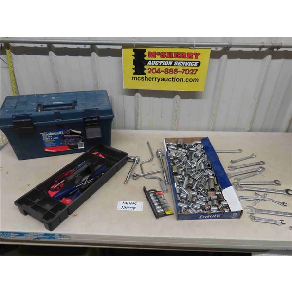 Mastercraft Tool Box Loaded with; Sockets, Screwdrivers, Wrenches - Mostly 