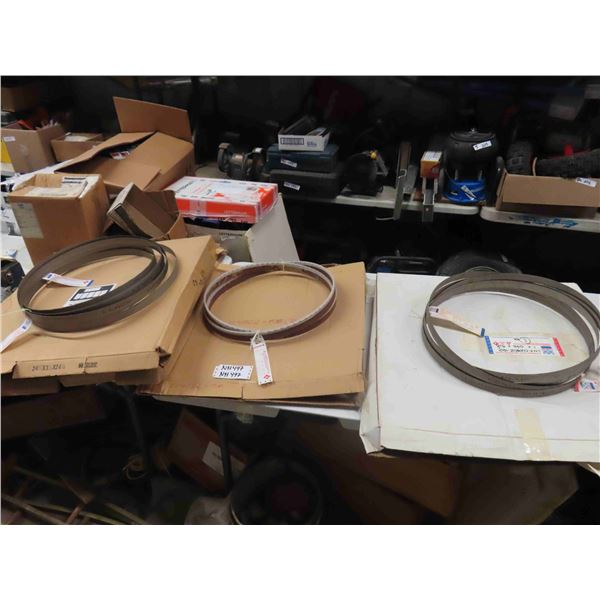 4 Brand New Band Saw Blades in Boxes - Assorted Sizes - See Pics for Numbers
