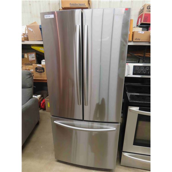 Samsung Stainless Steel Double Door Bottom Freezer Fridge Model # 
