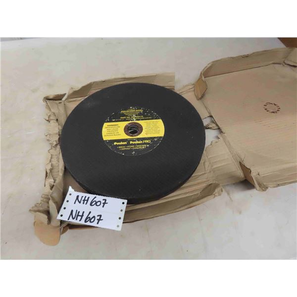 10 Brand New Poulan Grinder Discs 1/8"×1"×12"