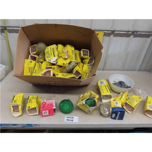 Large Assortment General Electric Incandescent Lamps Bulbs- 150 + 200 Watt, plus more - All New in P