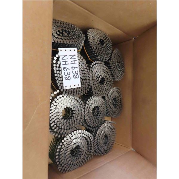 Stanley Bostitch 3.5" Coil Roofing Nails - Full Box with 2o Coils